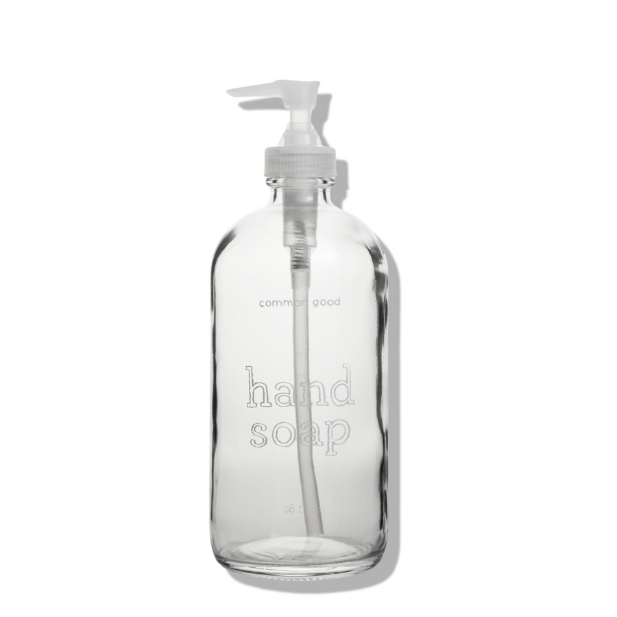 Hand Soap Empty Glass Bottle, 16oz