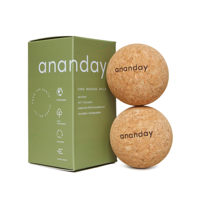 Cork Massage Ball Set