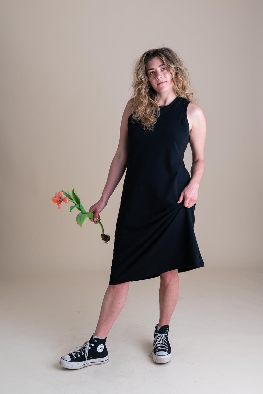 Serena Dress in Licorice