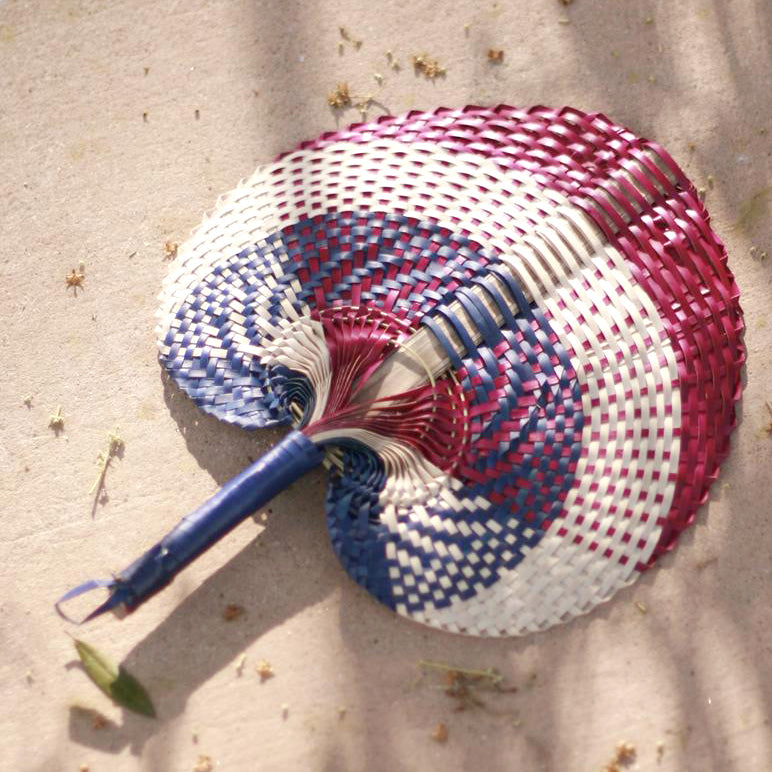 Balinese Woven Hand Fan