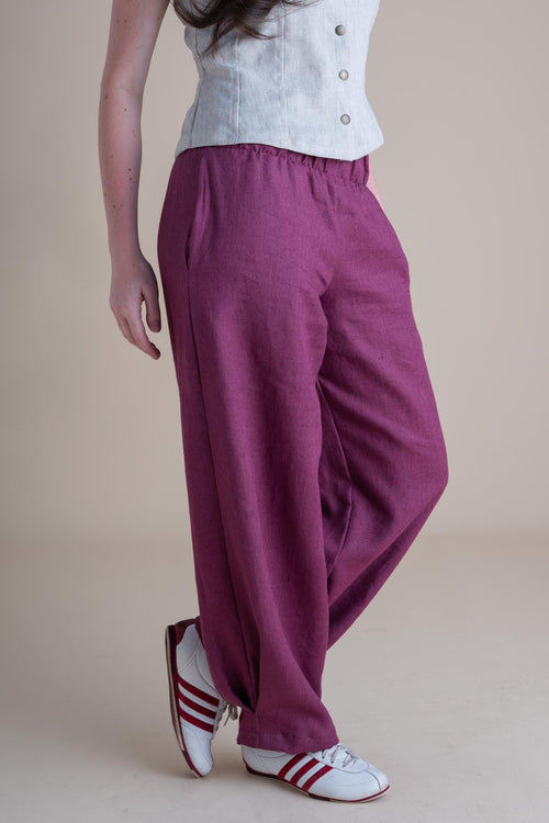 Crescent Moon Pants (Updated) in Orchid