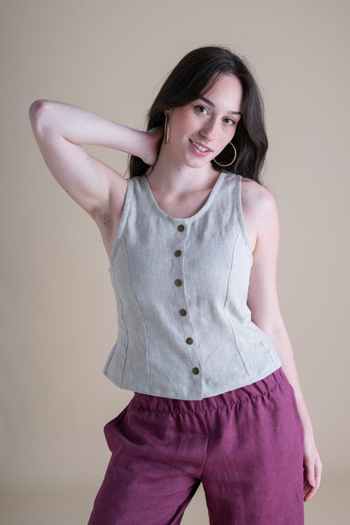 Katherine Vest (Updated) in Sand Dollar