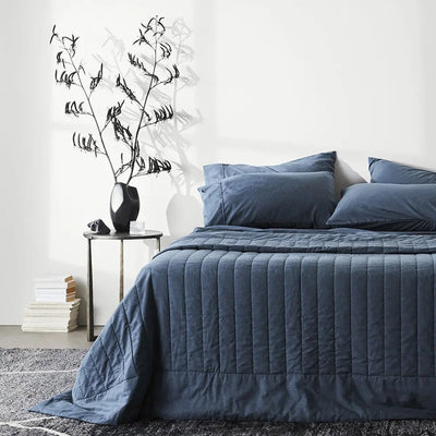 CleanBamboo Hemp™ Linen+ Quilted Coverlet