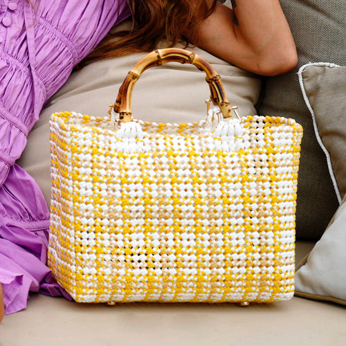 MARCHE Venice Recycled Market Tote Bag