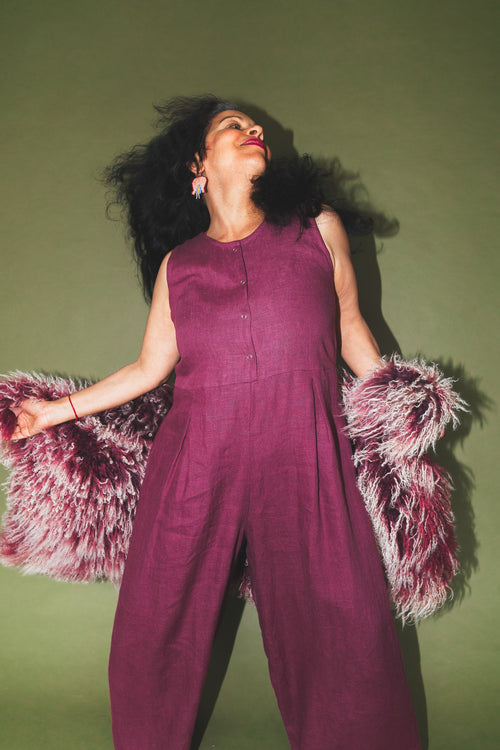 Terrace Jumpsuit in Orchid