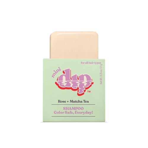 Mini Dip Color Safe Shampoo Bar for Every Day - Rose & Matcha Tea