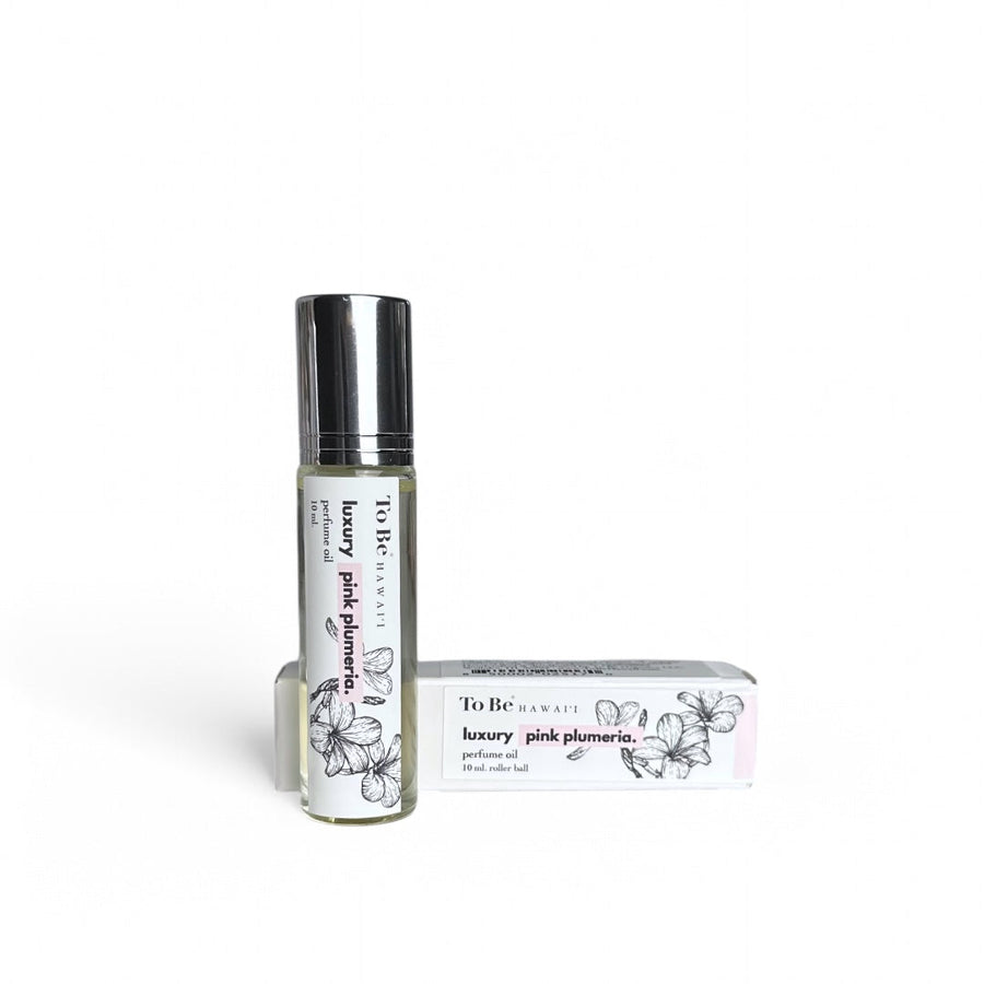 Pink Plumeria Luxury Perfume Roller