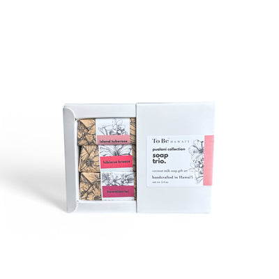 Pualani Scents (floral) Luxury Bar Soap Trio
