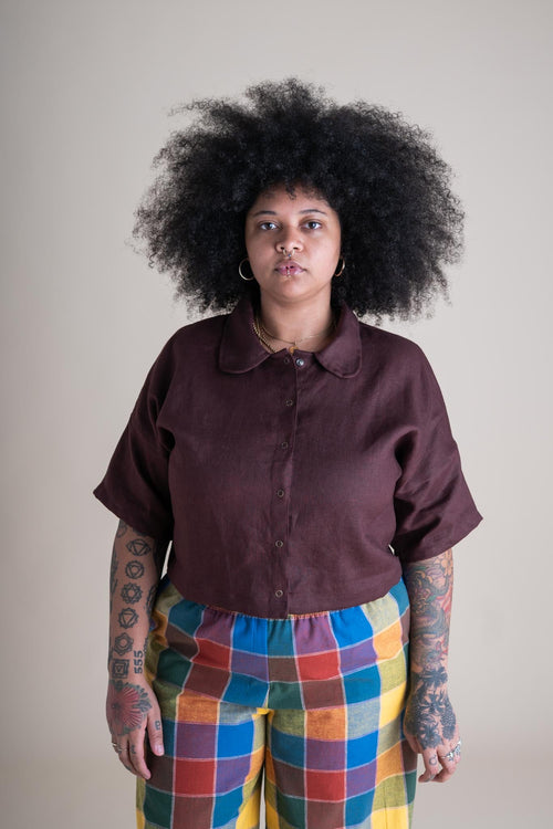 Ruthie Top in Mulberry