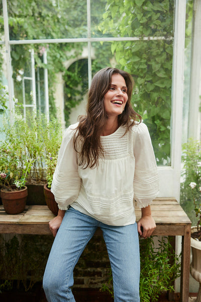 Dawn Blouse in Off White