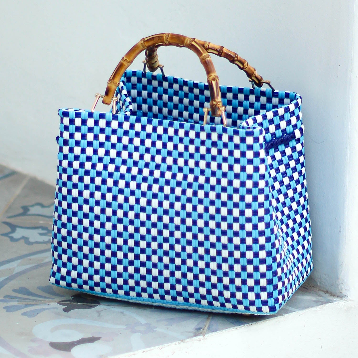 TUKU Big Sur Recycled Market Tote Bag - Shifting Gaia