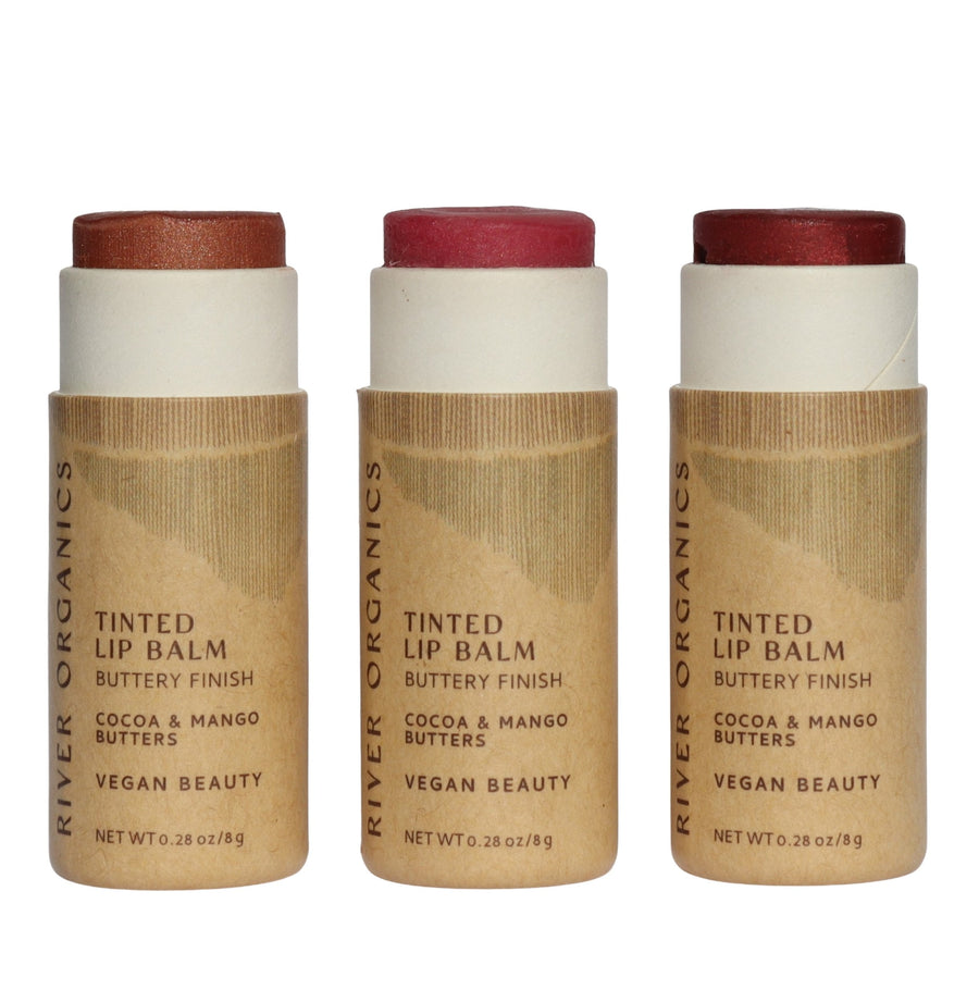 Tinted Vegan Lip Balms