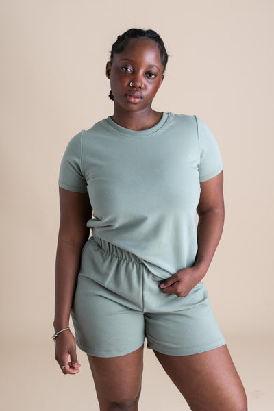 Liza Tee in Pistachio