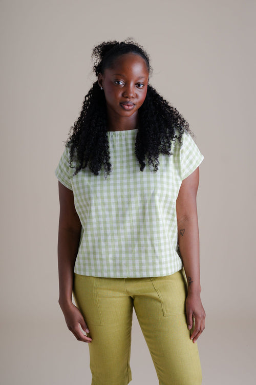 Painter Top in Honeydew