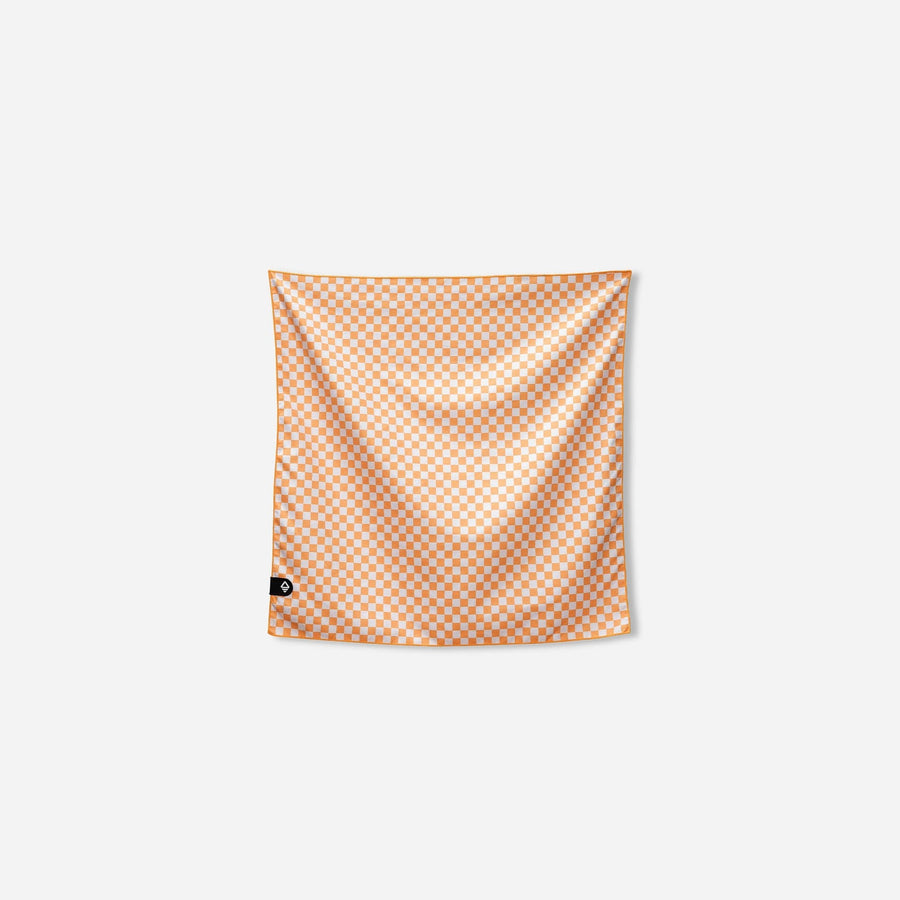 Bandana Towel: Check Apricot