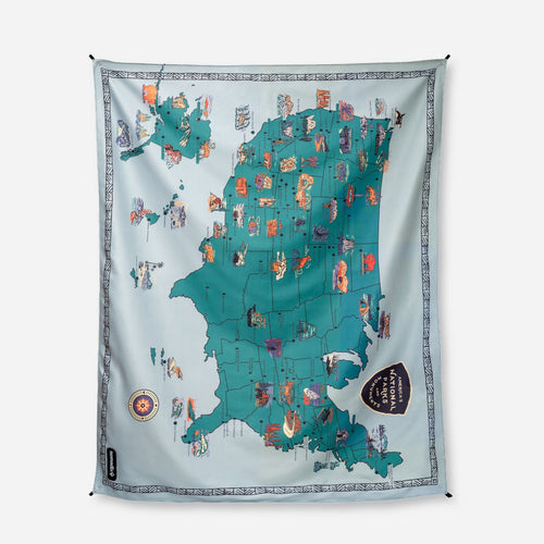 Festival Blanket: National Parks and Monuments Map