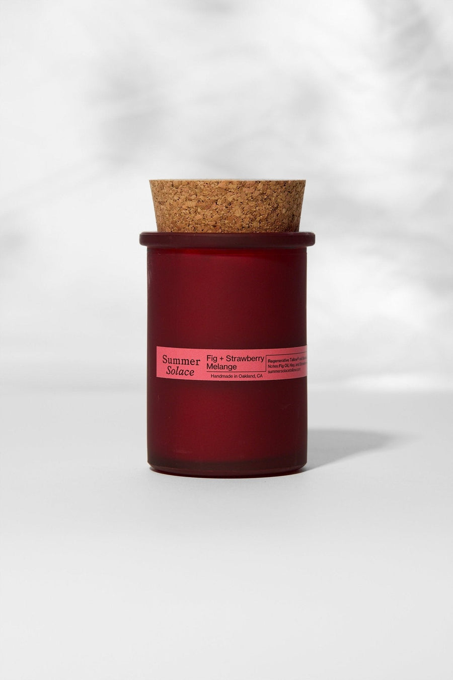 Fig & Strawberry Mélange – Tallow Candle | 6 oz