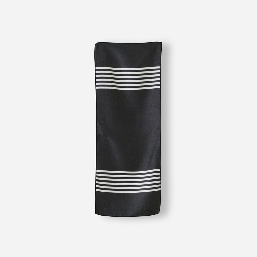 Mini Towel: Poolside Black