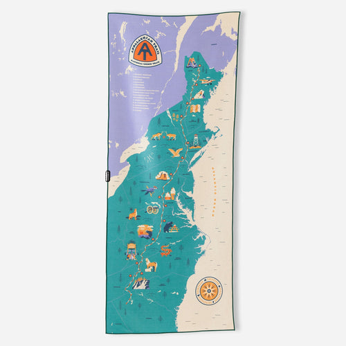 Original Towel: Appalachian Trail Map
