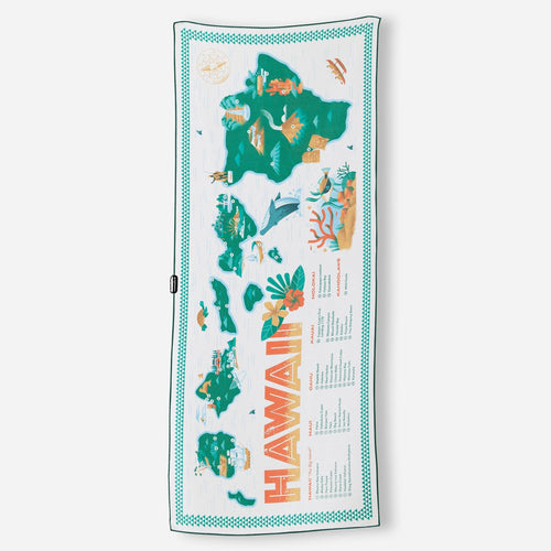 Original Towel: Hawaii Map