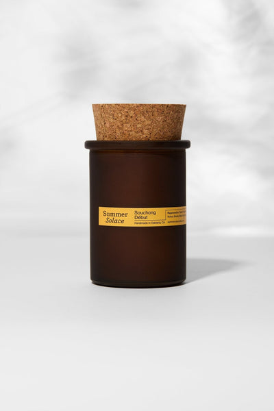 Souchong Debut – Tallow Candle with Black Tea Absolute & Vetiver | 6 oz