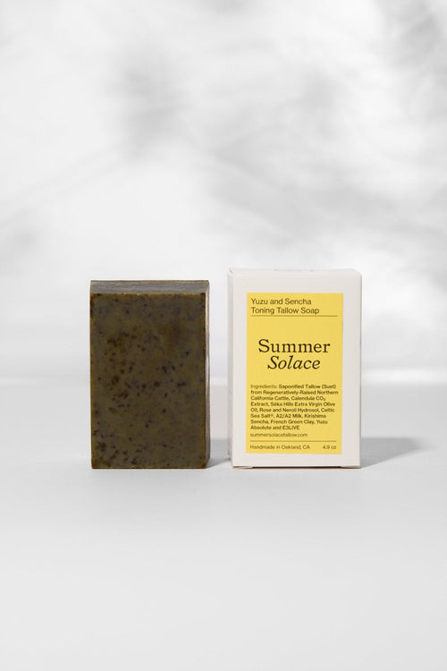 Yuzu & Sencha Soap – Invigorating Toning Bar with E3Live®