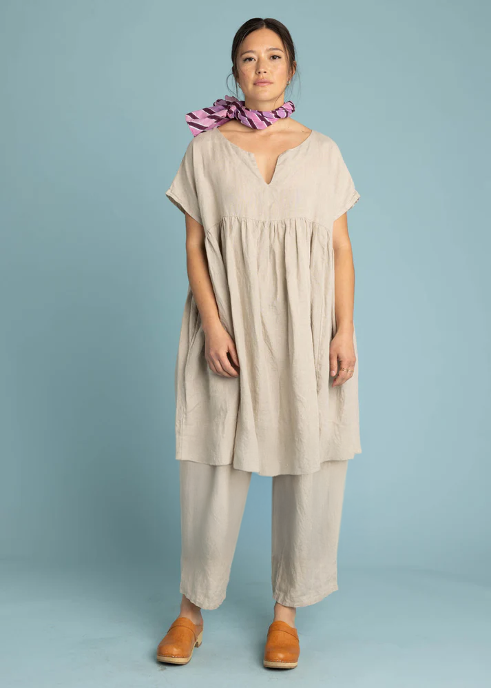 Meadow Dress - Linen Natural Flax