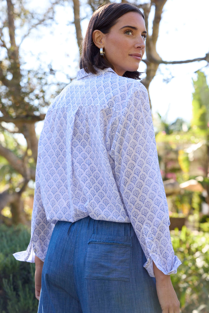 Good Boyfriend Shirt - Sunflower Cornflower Blue
