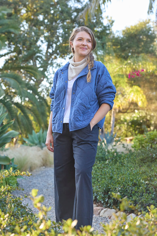 Countryside Quilted Jacket - Inky Blue