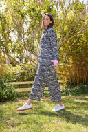 Good Boyfriend Shirt - Messy Dots Black