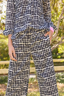 Shore Pant - Messy Dots Black