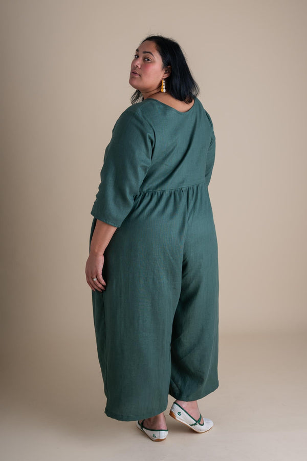 Ranch Jumpsuit in Spruce