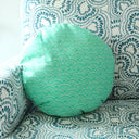 Wave Round Striped Decorative Round Pillow Cover 16