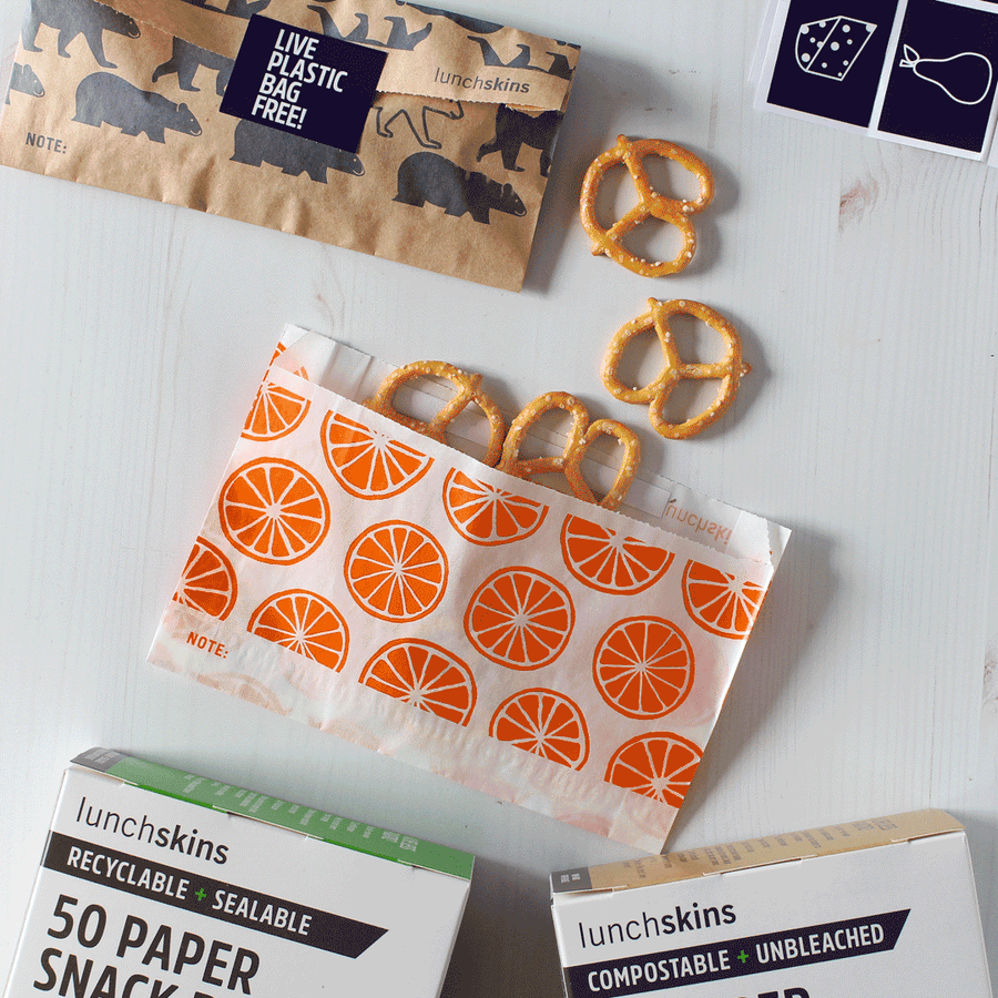 Recyclable Paper Snack Bags