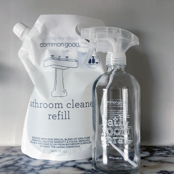 Bathroom Cleaner Refill Pouch, 34 Fl Oz