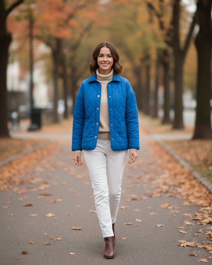 Countryside Quilted Jacket - Cobalt PRE-ORDER