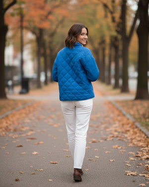 Countryside Quilted Jacket - Cobalt PRE-ORDER