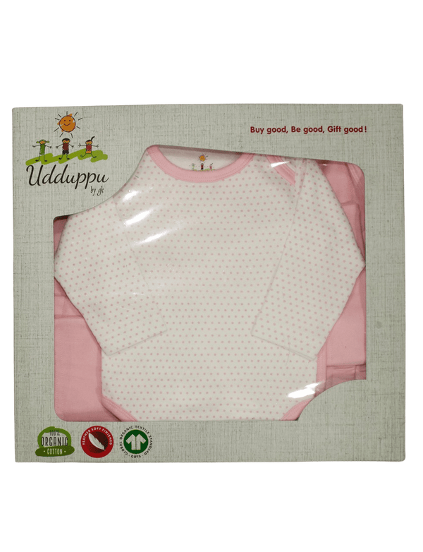 Newborn Baby Bundle: Set of 6 Items - Pink