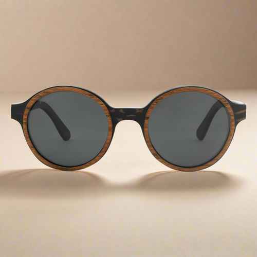 Pepe – Iconic Round Wood Sunglasses