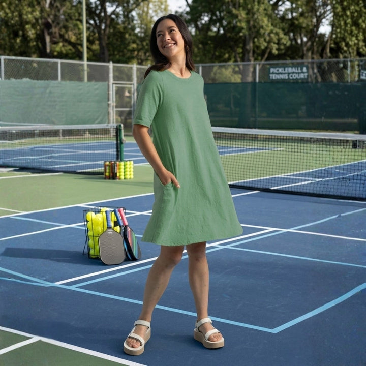Good Tee Dress - Watercress