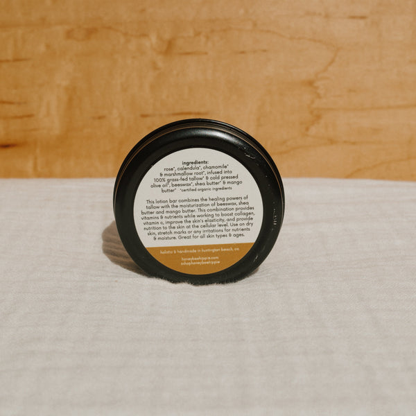 tallow lotion bar
