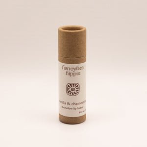 vanilla & chamomile tallow lip butter