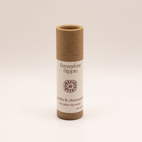 vanilla & chamomile tallow lip butter