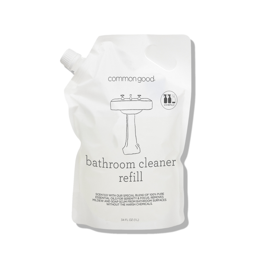 Bathroom Cleaner Refill Pouch, 34 Fl Oz