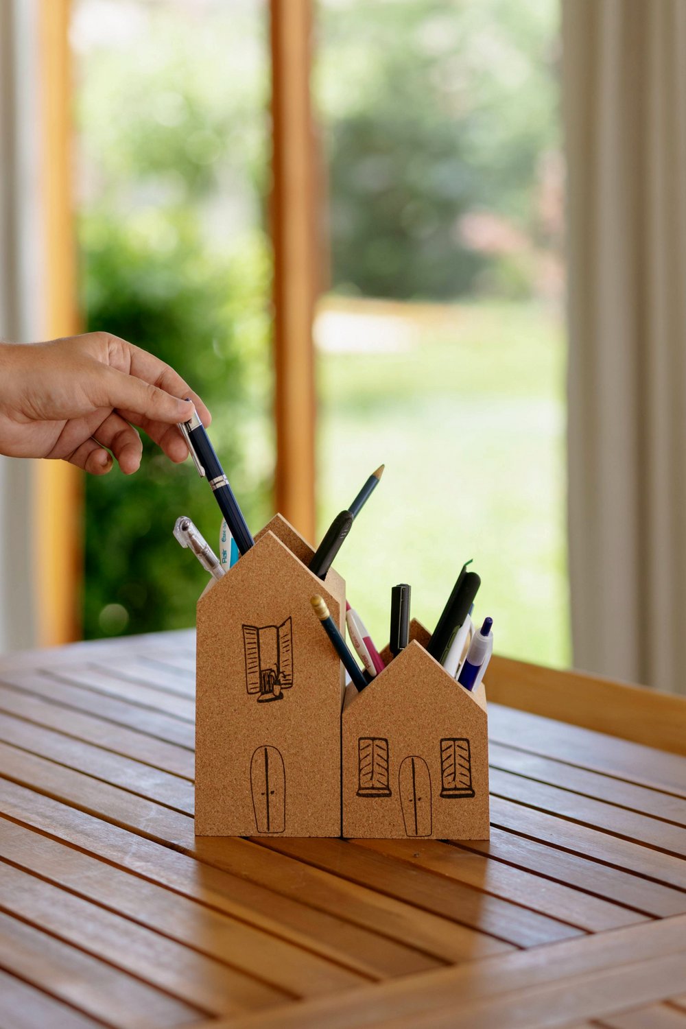 Grandma's House Cork Pencil Holder (Set of 2)