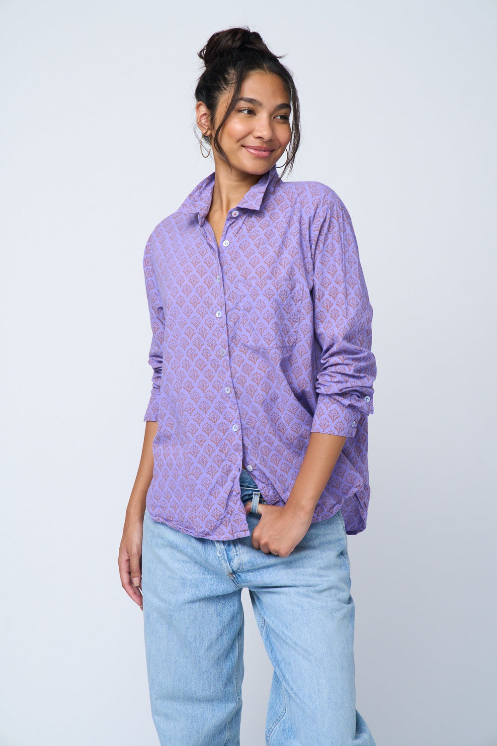 Good Boyfriend Shirt - Sunflower Overdye Lavender