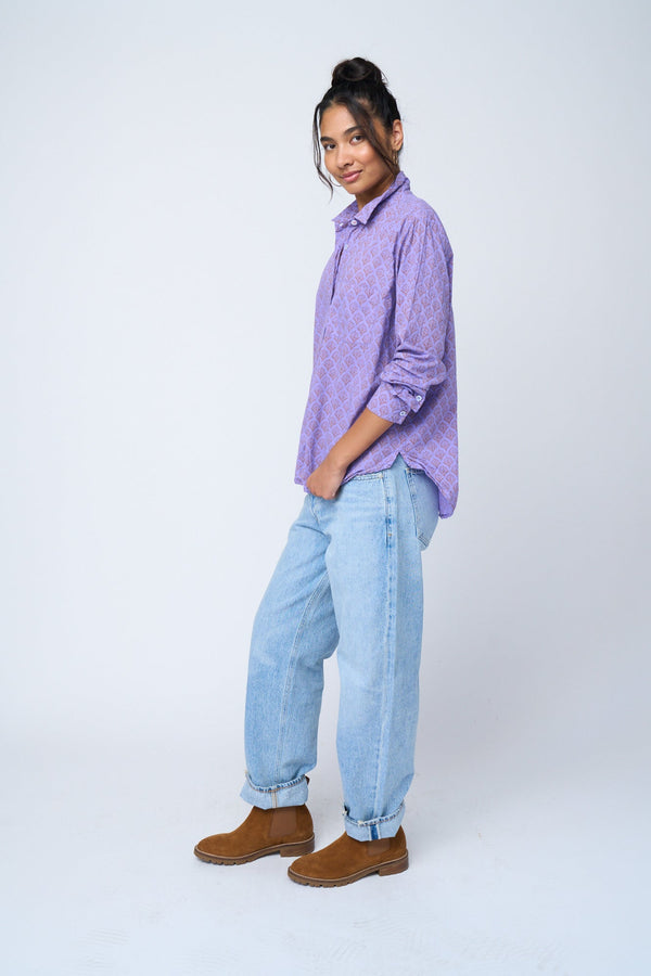 Good Boyfriend Shirt - Sunflower Overdye Lavender