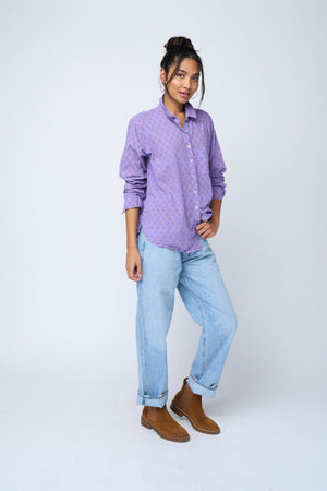 Good Boyfriend Shirt - Sunflower Overdye Lavender