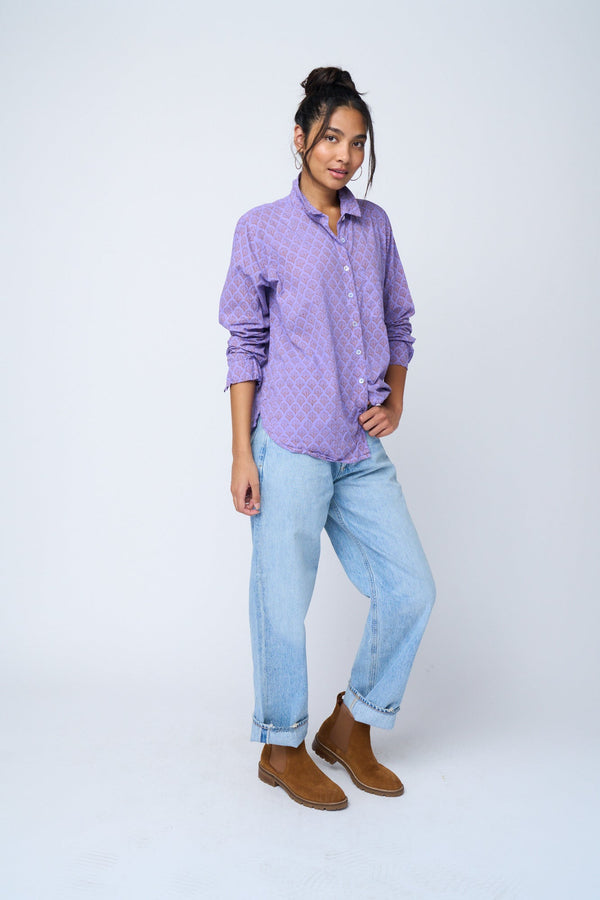 Good Boyfriend Shirt - Sunflower Overdye Lavender