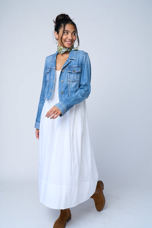 Hamptons Dress - Natural White